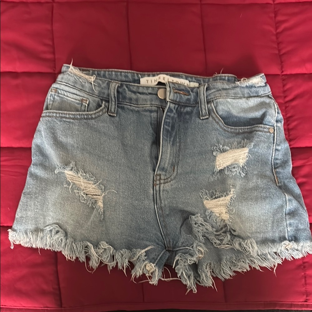 Tilly's Blue Mini Skirt Casual